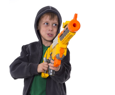 Boy With Toy Gun