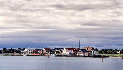 Fototapeta na wymiar Nordby na duńskiej wyspie Fano