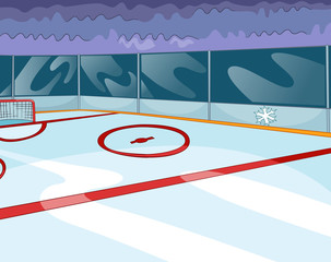 Fototapeta premium Hockey Rink