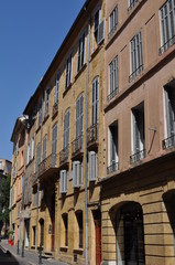 Fototapeta na wymiar Façades d'Aix-en-Provence