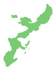 沖縄県の地図
