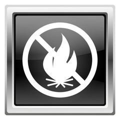 Fire forbidden icon