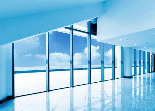 Large windows office