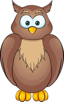 Eule Cartoon