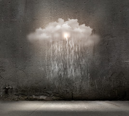 It's raining