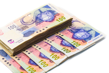 New South African 100 Rand notes
