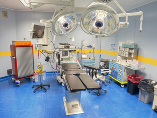 operating room view from above