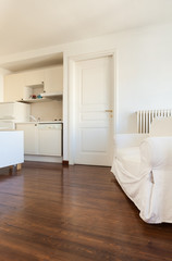 Fototapeta na wymiar Interior, small apartment, room view