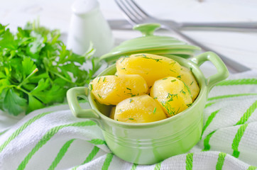 boiled potato