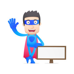 superhero in various poses