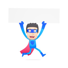 superhero in various poses