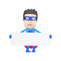 superhero in various poses