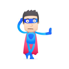 superhero in various poses