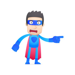 superhero in various poses