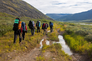 Group of hikers.