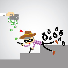 Cowboy vector cartoon