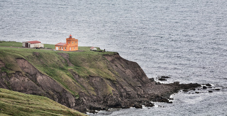 Fototapeta na wymiar Icelandic Lighthouse, Saudanes