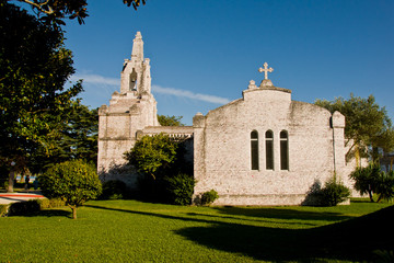 Chapel of the shells on the island of La Toja, Galicia, Spain