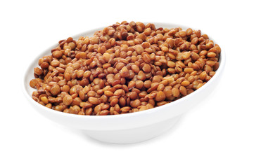 cooked lentils