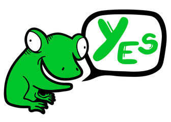 Yes frog