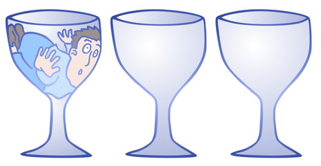 Three glass