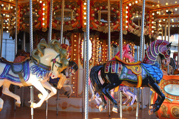 Carousel horses