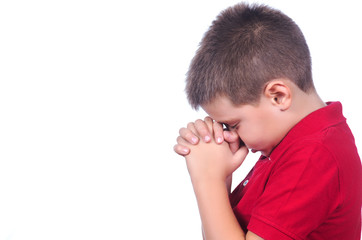 boy praying