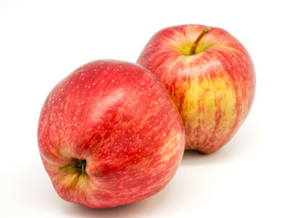 two red apples