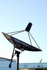 Satellite and Blue Sky