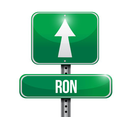 ron currency road illustration design