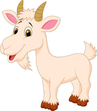 Goat cartoon character