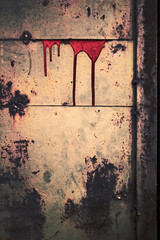 Streaks of dried blood background