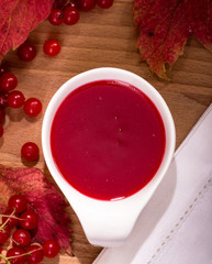Red wild berry sauce