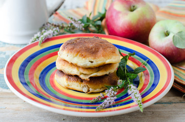 Pancakes with apples