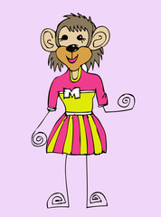 monkey in Jaidee Family Style