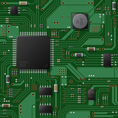 Fototapeta premium Circuit imprimé vectoriel 1