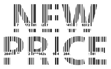 New Price Bar Code
