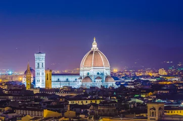 Foto op Canvas Nice view of florence during evening hours © Elnur