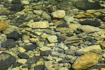 Fototapeta na wymiar River. crystal water