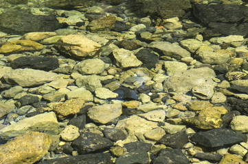 River. crystal water