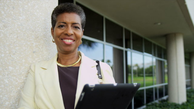 Mature Female Ethnic Graduate College Lecturer