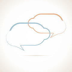 Logo bulles de dialogue