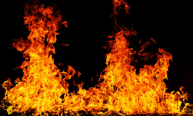 dramatic fire background