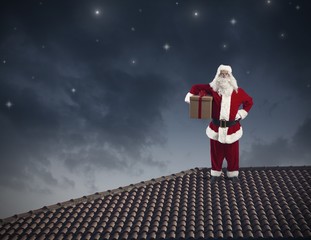 Santa Claus on a roof © alphaspirit