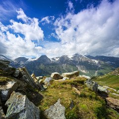 Fototapeta na wymiar Wzdłuż Grossglockner High Alpine Road