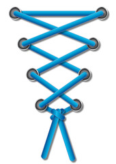 Schnur, schnüren, binden, Oesen, schleifen, senkel, shirt, stof