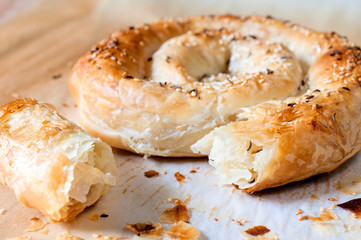 Wrapped pie
