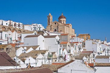 Fototapeta premium Panoramic view of Pisticci. Basilicata. Italy.