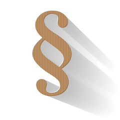 Paragraf Papier Long Shadow Karton Pappe