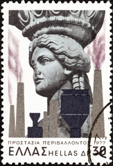 Caryatid and Factories (Greece 1977)